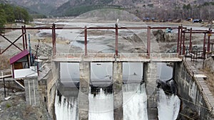 Chemal hydroelectric power station in Altai.