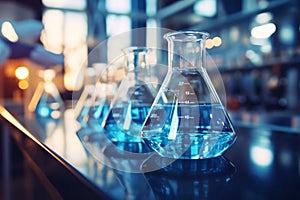 Chemical analysis Chemists use beakers, flasks, test tubes in experiments