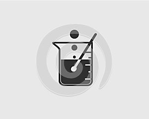 Chemical Beaker Icon.