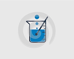 Chemical Beaker Icon.