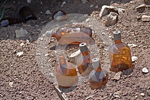 Chemical bottles littering the Mount photo