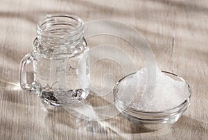 Chemical component of magnesium chloride - Text space