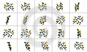 Chemical Compound Structure of Molecules