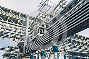 Chemical factory producing synthetic rubber