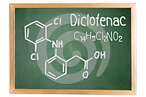 The chemical formula of Diclofenac