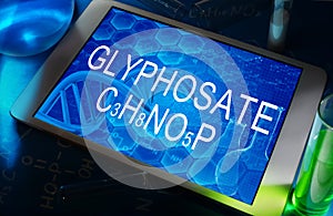 The chemical formula of glyphosate