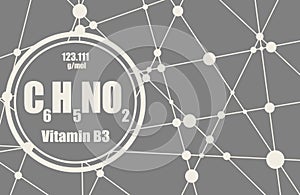 Chemical formula of nicotinic acid