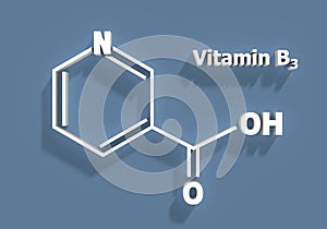 Chemical formula of nicotinic acid