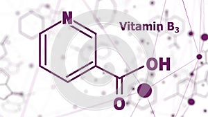 Chemical formula of nicotinic acid