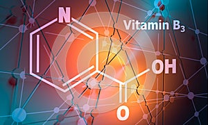 Chemical formula of nicotinic acid