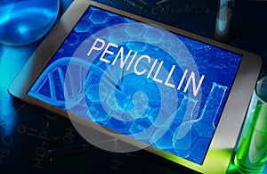 The chemical formula of penicillin