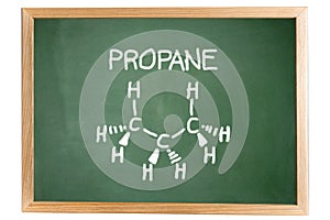 Chemical formula of propane