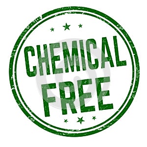 Chemical free sign or stamp