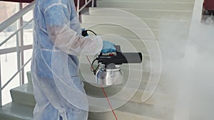 Chemical fumigation in empty premises