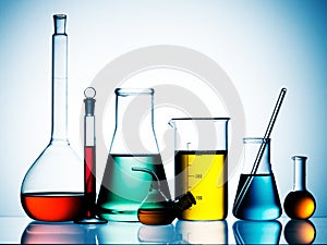 Chemical glassware photo