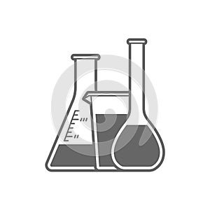 chemical glassware icon