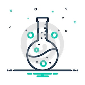 Mix icon for Chemical, chemistry and compositive