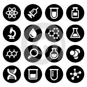 Chemical icons set