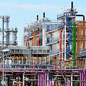 Chemical industry - factory for the manufacture of chemical prod