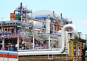 Chemical industry - factory for the manufacture of chemical prod