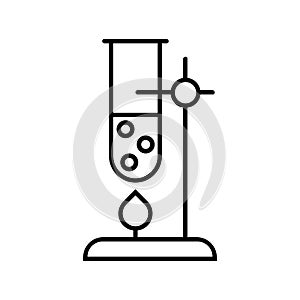 Chemical lab vector icons set. research illustration sign collection. laboratory and biotechnology symbol.