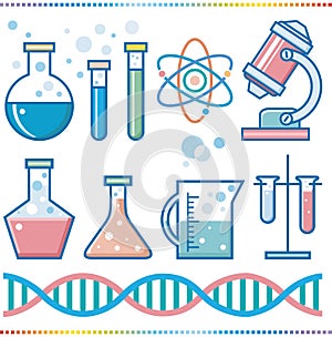 Chemical laboratory Science research.