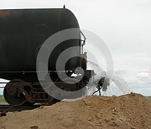 Chemical Leak from a Railcar