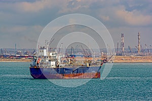 Chemical/Oil Products Tanker in Singapore strait