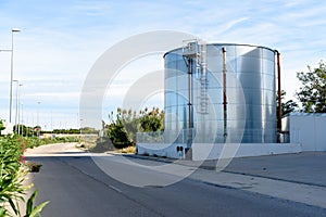 Chemical plant, containers