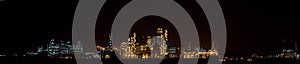 Chemical plant in nightï¼ˆPanoramic View 2)