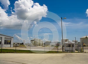 Chemical Plant with Security Booth