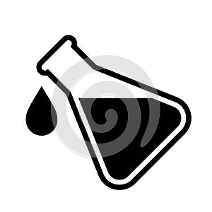 Chemical reagent vector icon photo
