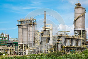 Chemical refinery industrial plant