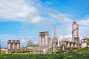 Chemical refinery industrial plant