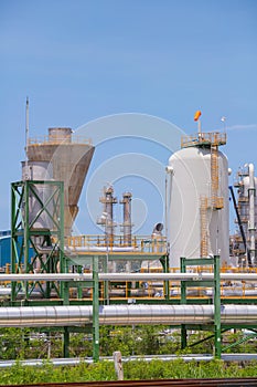 Chemical refinery industrial plant
