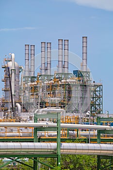 Chemical refinery industrial plant