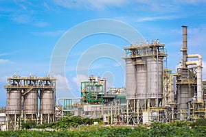 Chemical refinery industrial plant