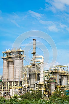 Chemical refinery industrial plant