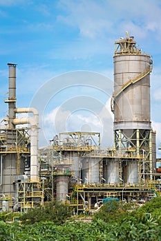 Chemical refinery industrial plant