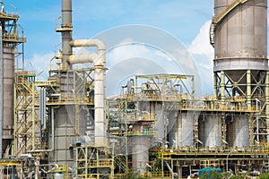 Chemical refinery industrial plant