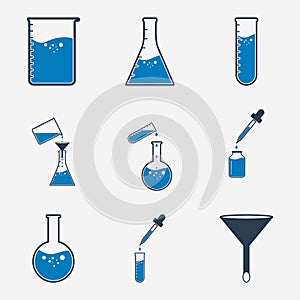 Chemical Related Icons.