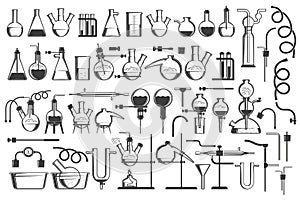 Chemical science design elements great set