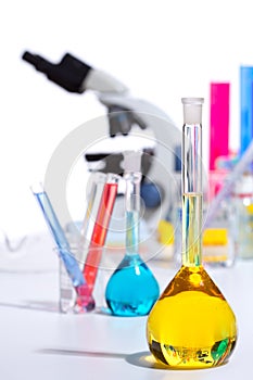 Chemical scientific laboratory stuff test tube flask photo