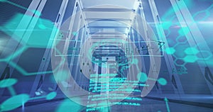 Chemical structures and data processing against empty server room