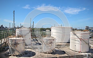 Chemical tanks storage