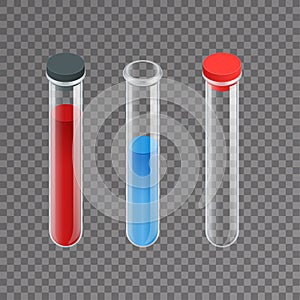 Chemical test tube pictogram icons set. Erlenmeyer flask, distilling flask, volumetric flask, test tube. Chemical lab