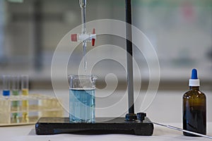 Chemical titration. Acid-base balance