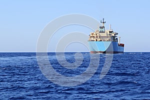 Chemical transport boat offshore sailing tanker