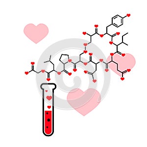 Chemical tube and oxytocin