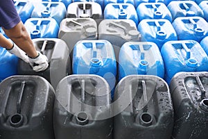 Chemical waste container